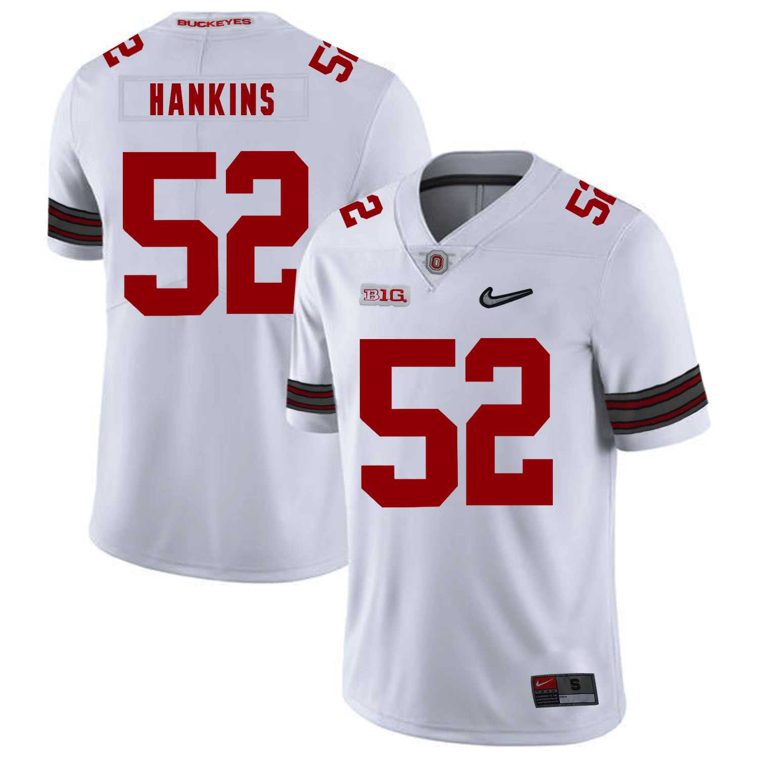 Ohio State Buckeyes 52 Johnathan Hankins White Diamond Nike Logo College Football Jersey Dzhi,We sell and wholesale Ohio State Buckeyes 52 Johnathan Hankins White Diamond Nike Logo College Football Jersey Dzhi on line form chian!